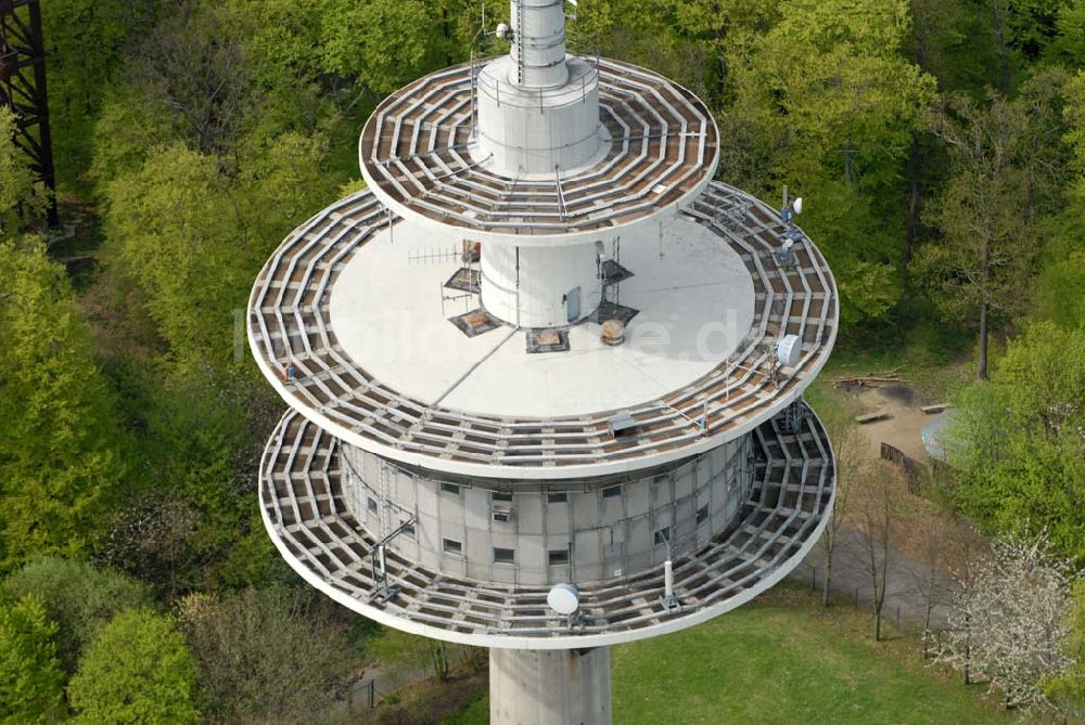 Luftbild Winterstein (Hessen) - Der Funkturm auf dem Steinkopf (Hessen)