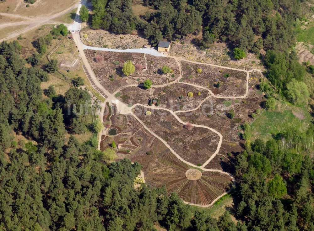 Luftbild Gommern - Der Heidegarten in Gommern im Landkreis Jerichower Land im Bundesland Sachsen-Anhalt