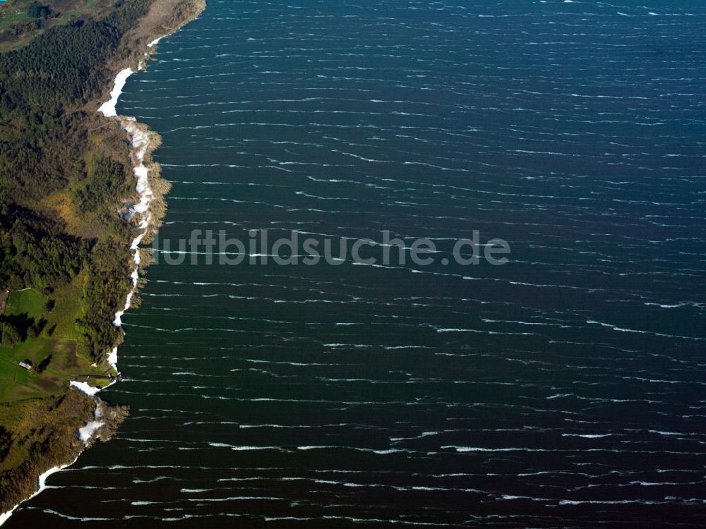 Luftbild Bergen auf Rügen - Der Kleine Jasmunder Bodden innerhalb der Insel Rügen