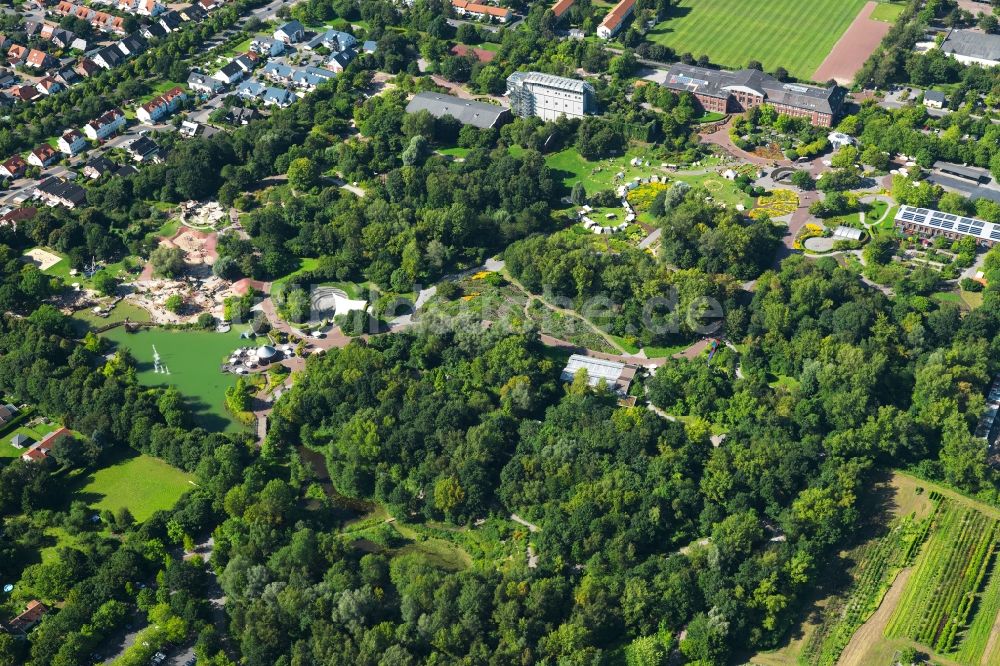 Hamm aus der Vogelperspektive: Der Maximilianpark in Hamm im Bundesland Nordrhein-Westfalen