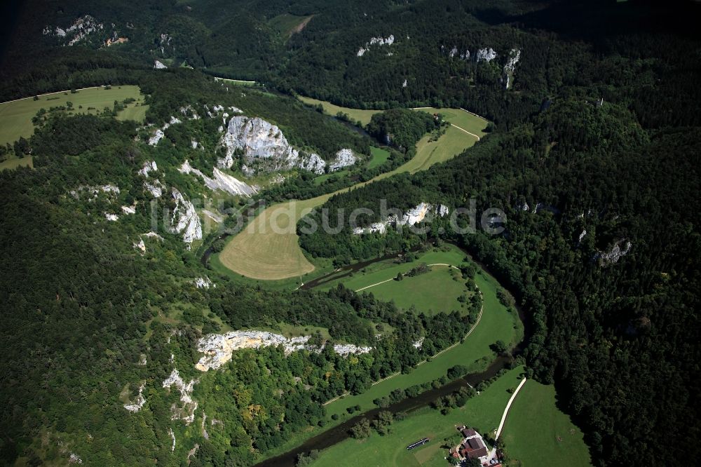 Luftbild Tuttlingen - Der Naturpark Obere Donau im Landkreis Tuttlingen im Bundesland Baden-Württemberg