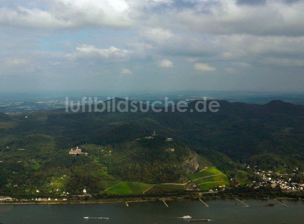 Luftbild Königswinter - Der Petersberg im Siebengebirge im Bundesland Nordrhein-Westfalen