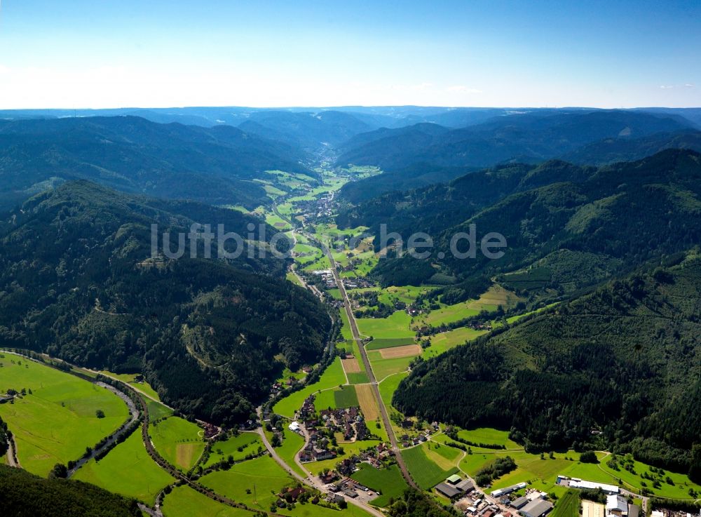 Luftaufnahme Hausach - Der Schwarzwald in Hausach im Bundesland Baden-Württemberg