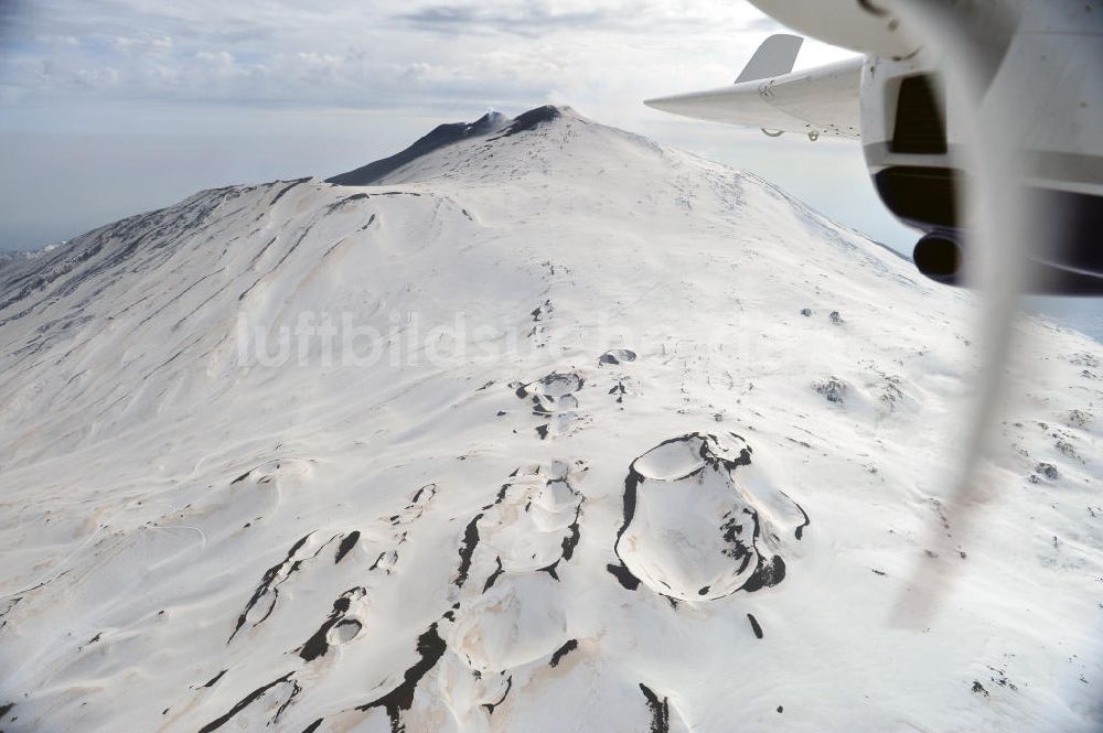 Luftbild Atna - Der Vulkan Ätna auf Sizilien in Italien