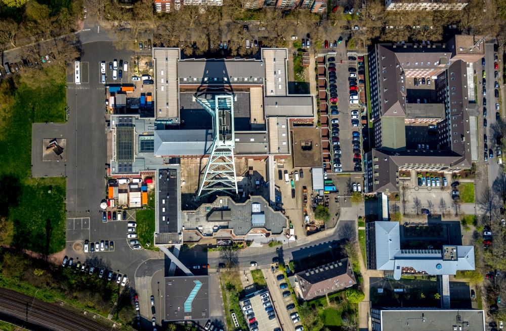 Luftaufnahme Bochum - Deutsches Bergbau-Museum in Bochum im Bundesland Nordrhein-Westfalen