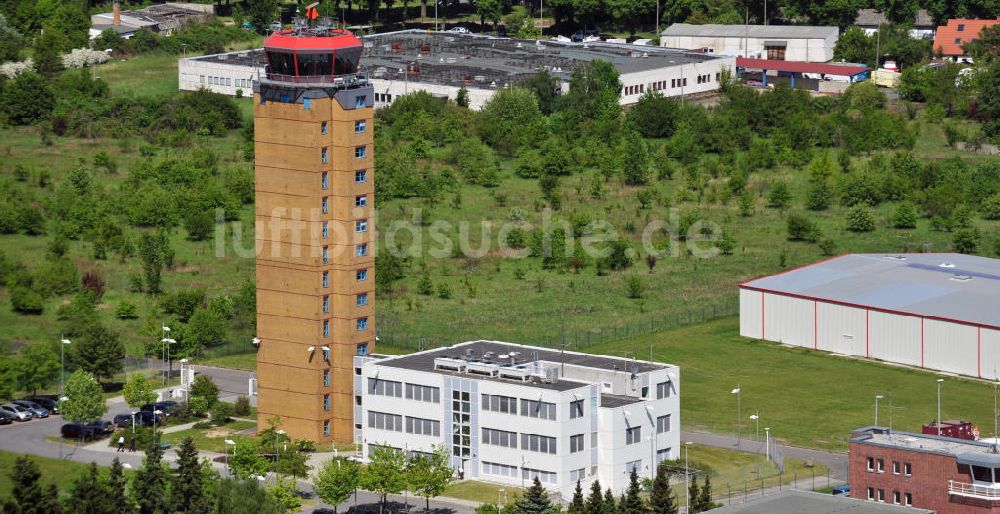 Schönefeld aus der Vogelperspektive: DFS Tower Flughafen Berlin-Schönefeld