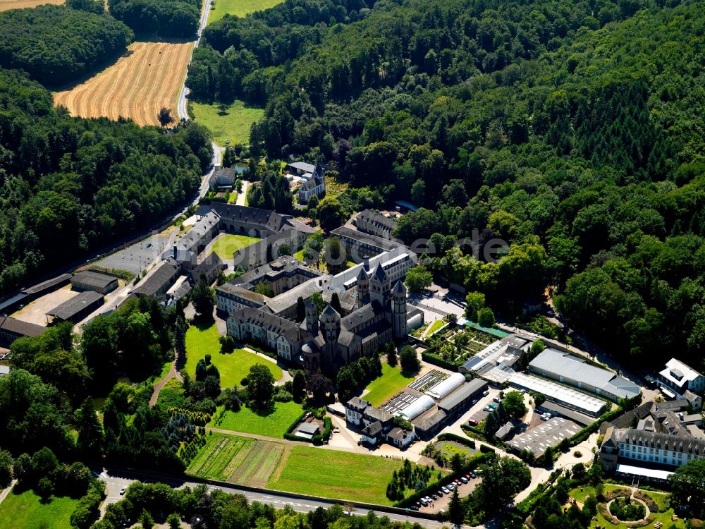 Luftbild Glees - Die Abtei Maria Laach im Bundesland Rheinland-Pfalz