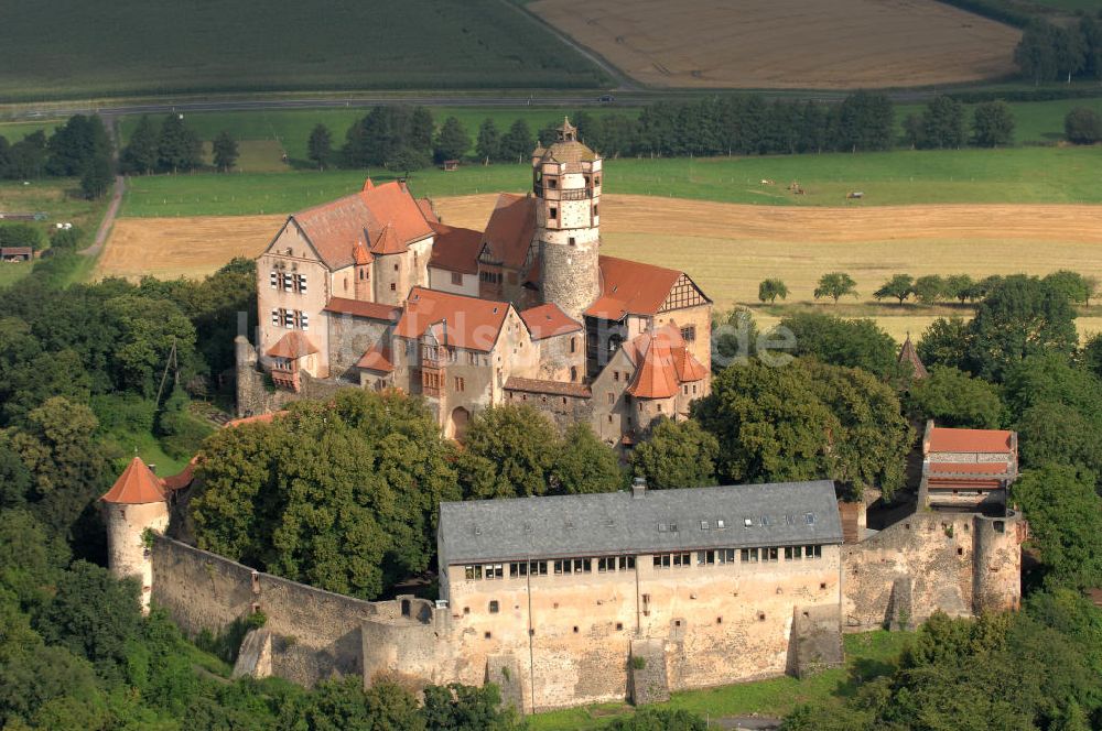 Ronneburg von oben - Die Burg Ronneburg