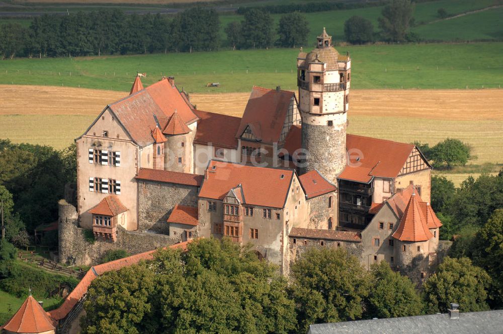 Ronneburg aus der Vogelperspektive: Die Burg Ronneburg