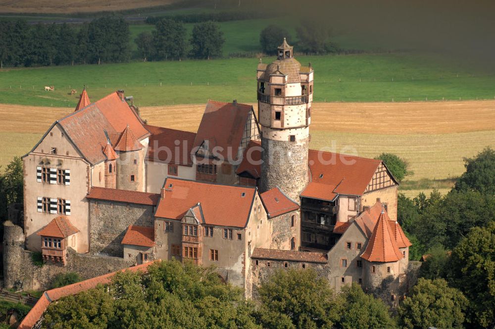 Luftbild Ronneburg - Die Burg Ronneburg