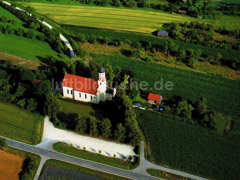 Luftbild Munderkingen - Die Frauenbergkirche bei Munderkingen im Bundesland Baden-Württemberg