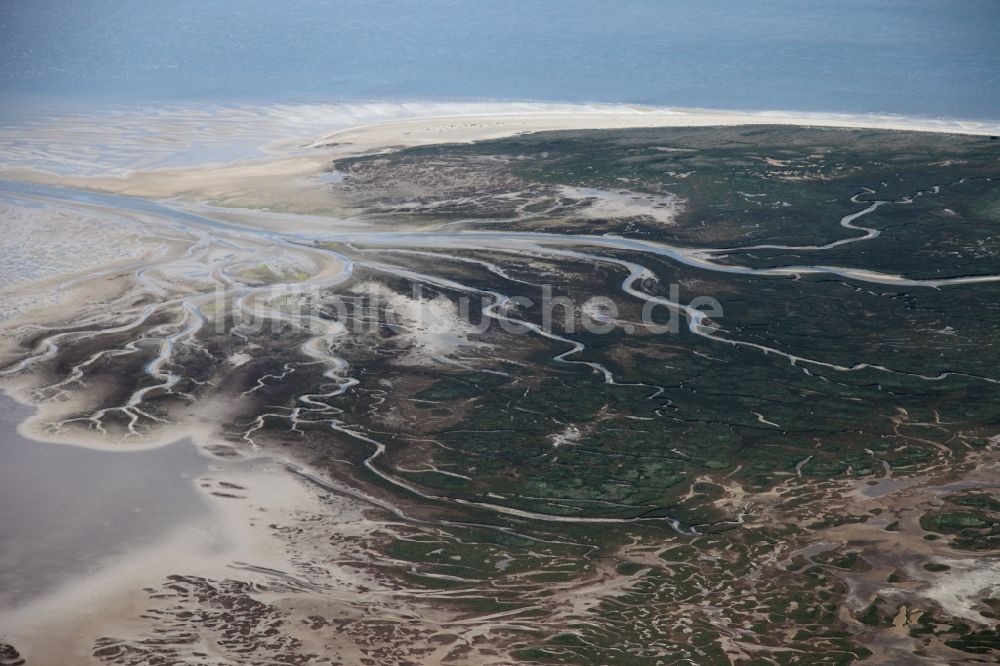 Luftbild Memmert - Die Insel Memmert im Wattenmeer im Bundesland Niedersachsen