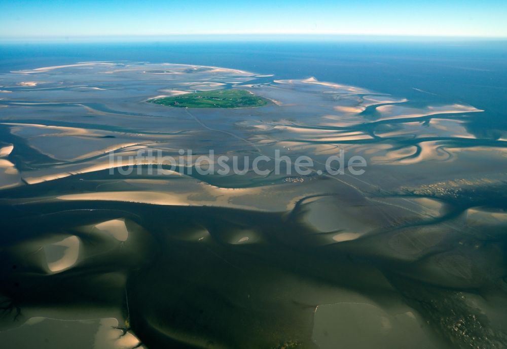 Cuxhaven aus der Vogelperspektive: Die Insel Neuwerk im Hamburgischen Wattenmeer im Bundesland Niedersachsen