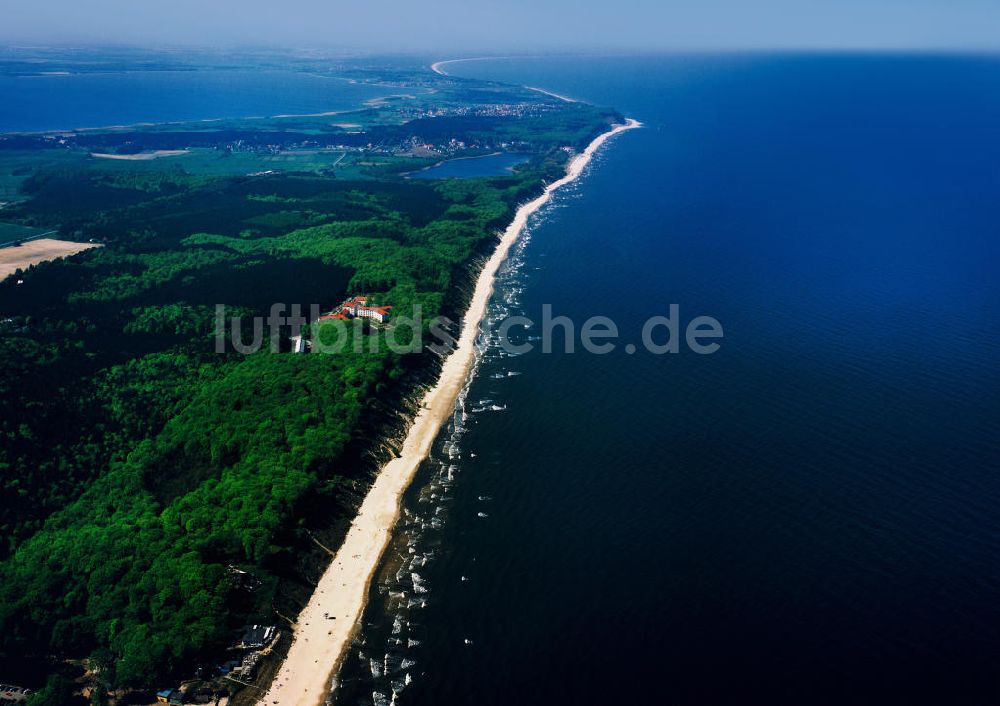 Luftaufnahme Usedom - Die Insel Usedom in Mecklenburg-Vorpommern