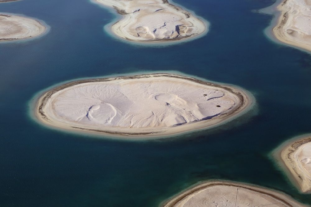 Dubai aus der Vogelperspektive: Die Inselwelt The World in Dubai in Vereinigte Arabische Emirate