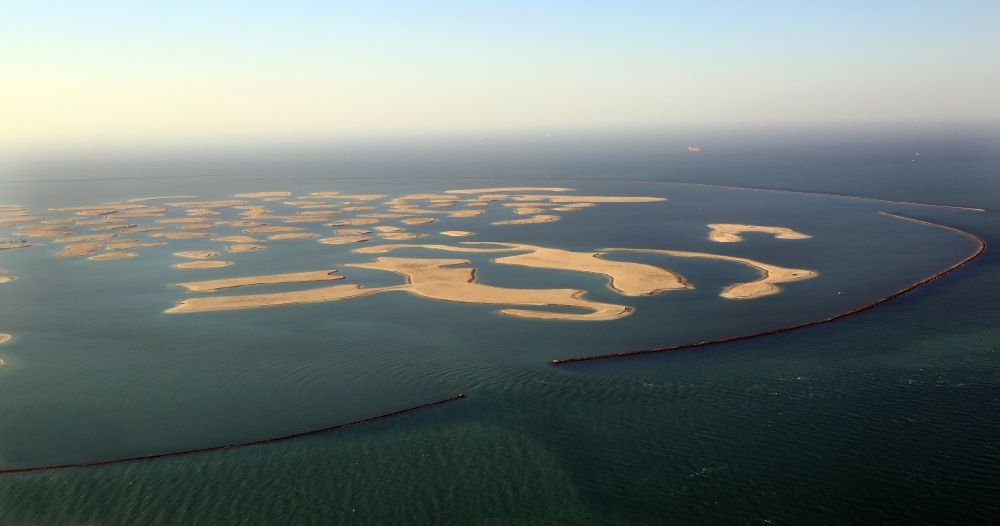 Luftbild Dubai - Die Inselwelt The World in Dubai in Vereinigte Arabische Emirate