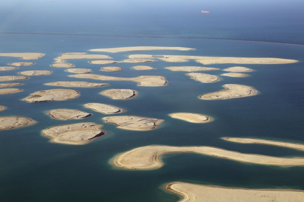 Luftbild Dubai - Die Inselwelt The World in Dubai in Vereinigte Arabische Emirate