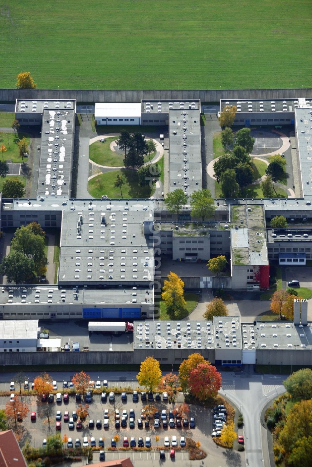 Luftbild Brackwede - Die Justizvollzugsanstalt Bielefeld-Brackwede im Bundesland Nordrhein-Westfalen