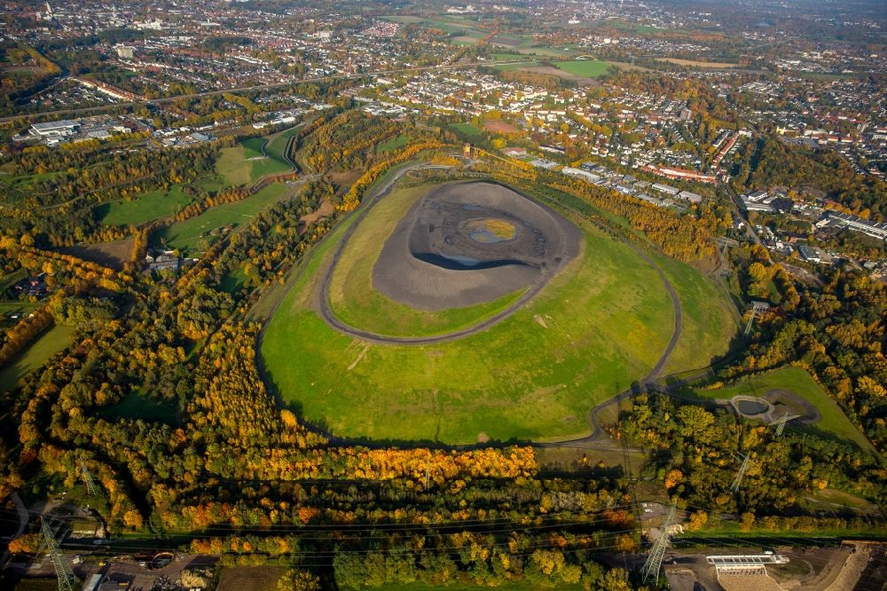 Luftaufnahme Gladbeck - Die Mottbruchhalde in Gladbeck im Bundesland Nordrhein-Westfalen