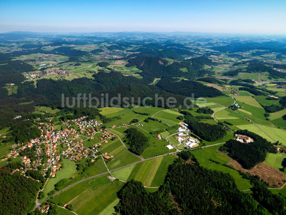 Spiegelau aus der Vogelperspektive: Die Region Donau-Wald bei Spiegelau im Bayerischen Wald im Bundesland Bayern
