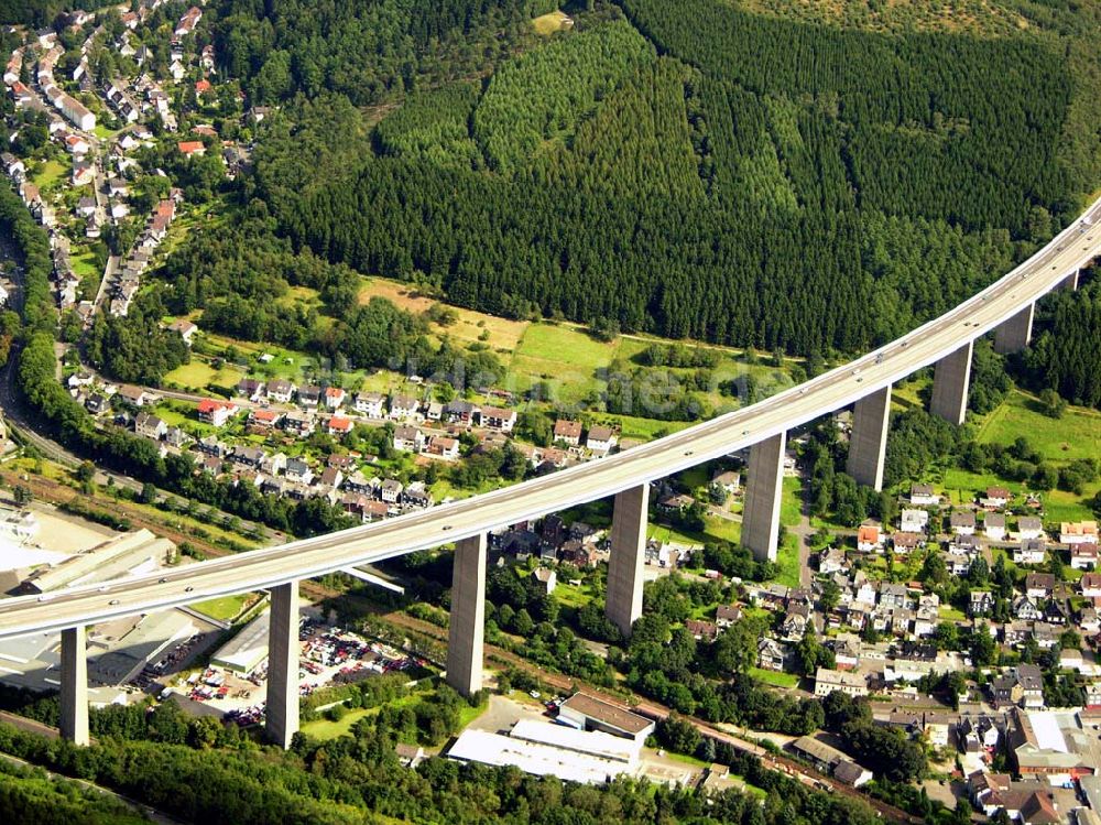 Luftbild Siegen - Die Siegtalbrücke
