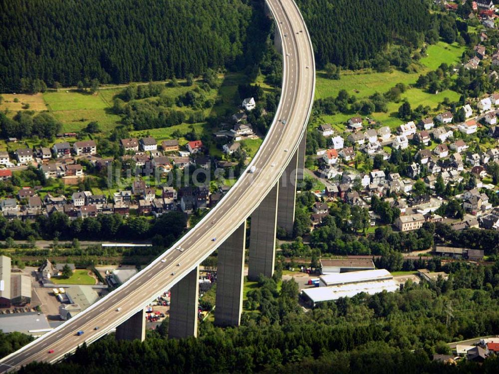 Siegen von oben - Die Siegtalbrücke