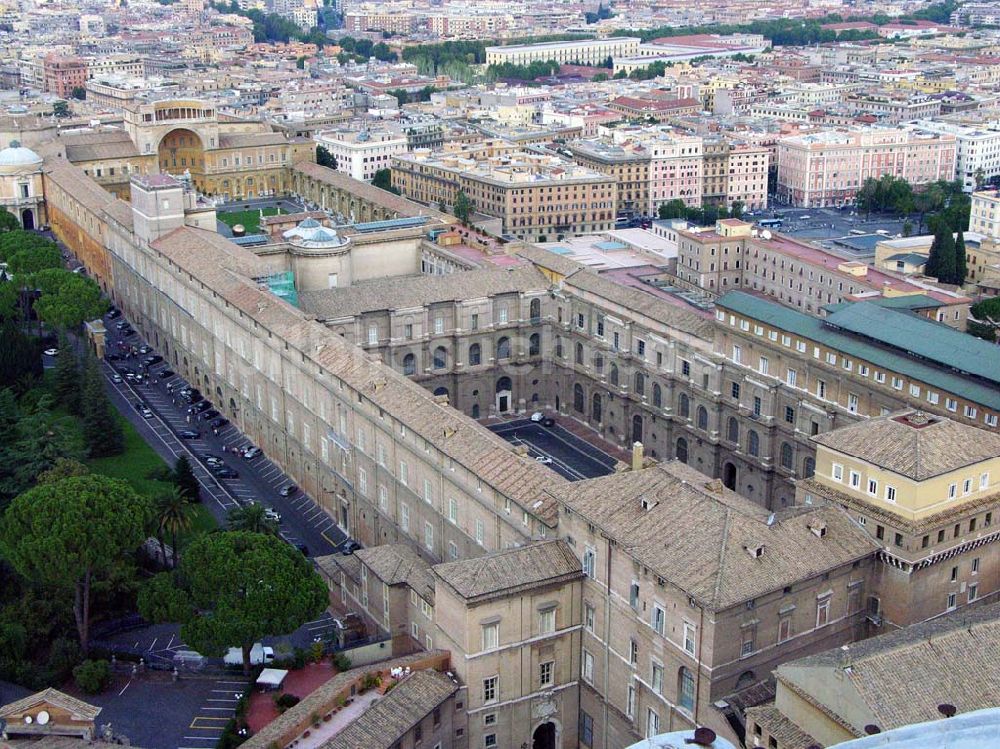 Luftaufnahme Vatikanstadt - Die Vatikanischen Museen