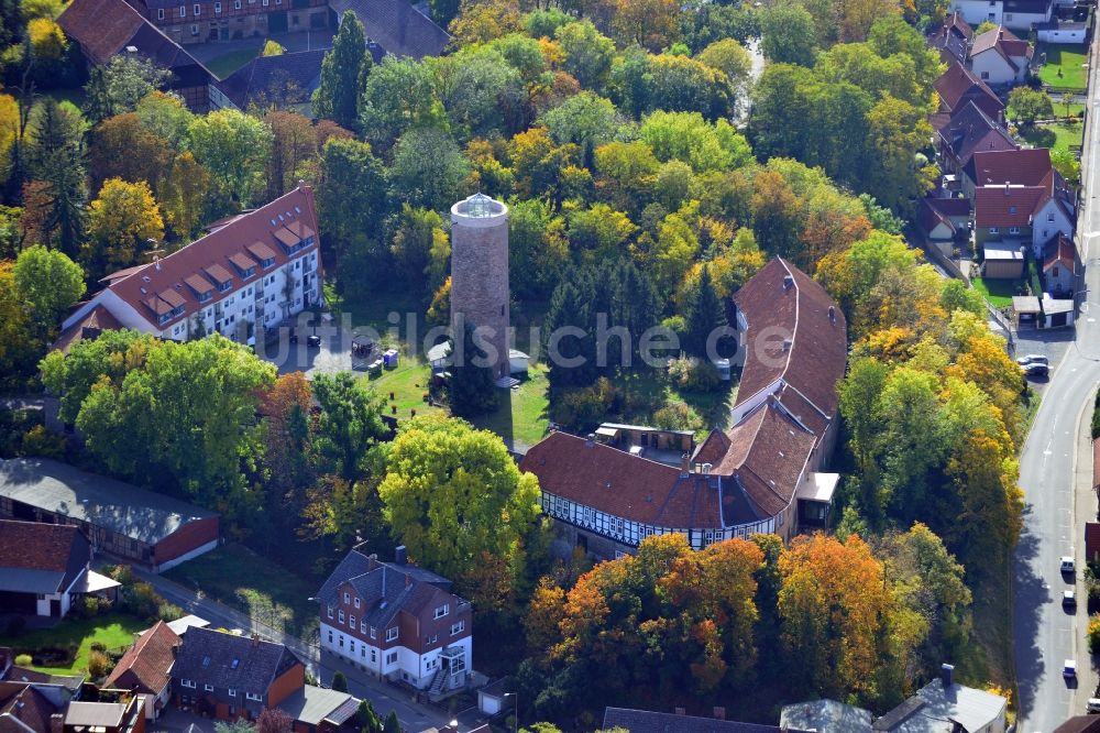 Luftaufnahme Vienenburg - Die Vienenburg im gleichnamigen Ort im Bundesland Niedersachsen