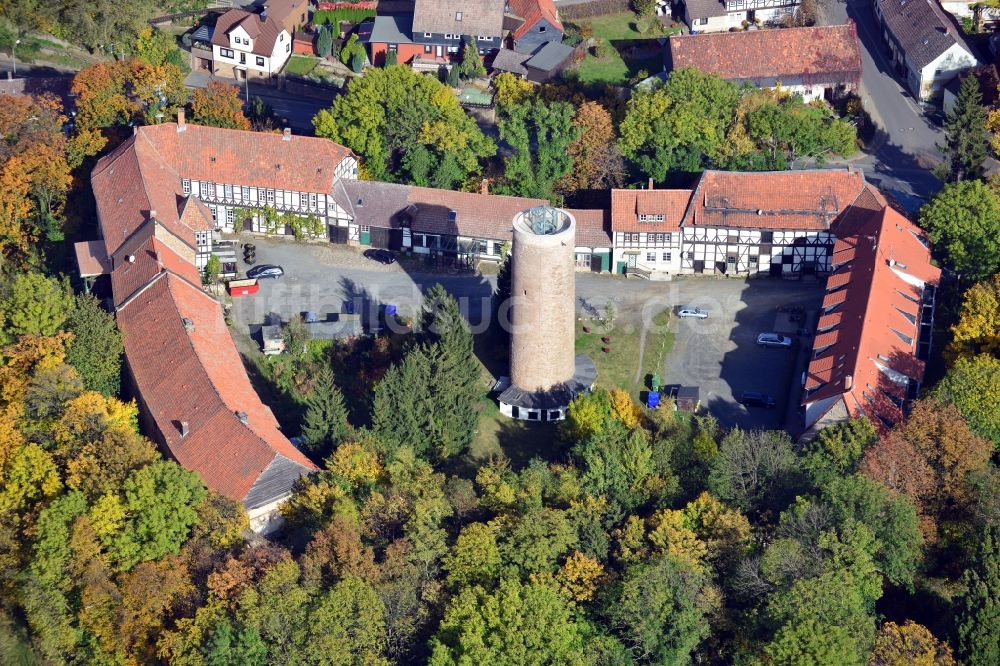 Luftbild Vienenburg - Die Vienenburg im gleichnamigen Ort im Bundesland Niedersachsen