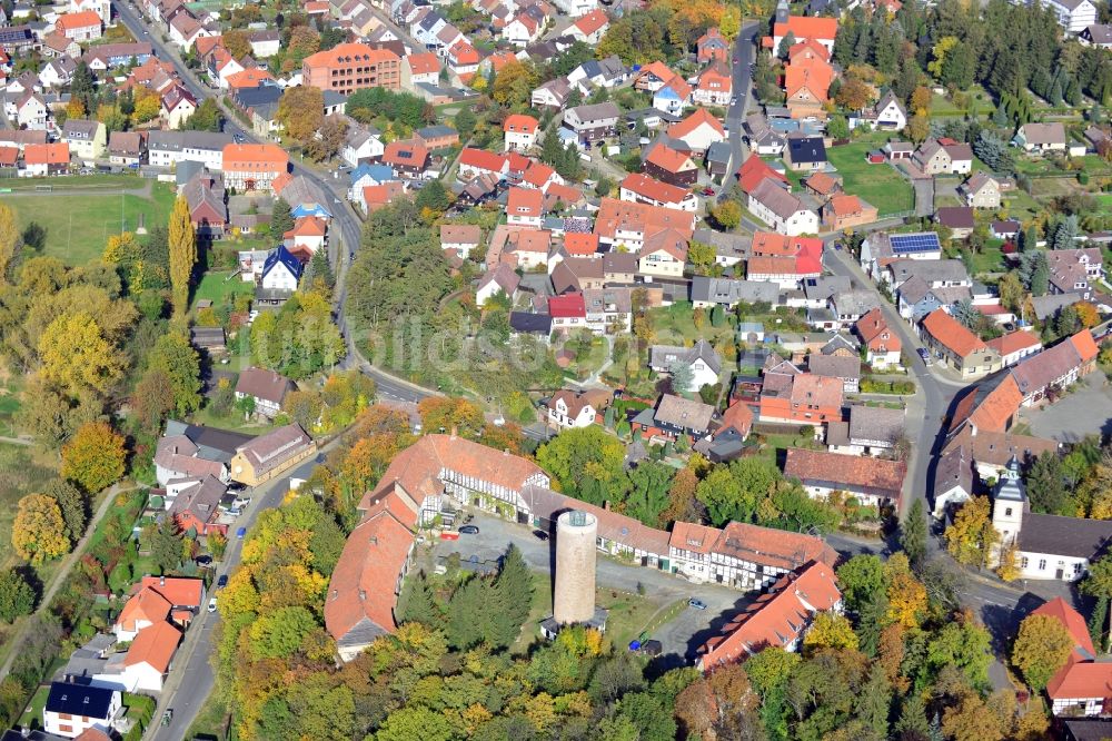 Luftaufnahme Vienenburg - Die Vienenburg im gleichnamigen Ort im Bundesland Niedersachsen