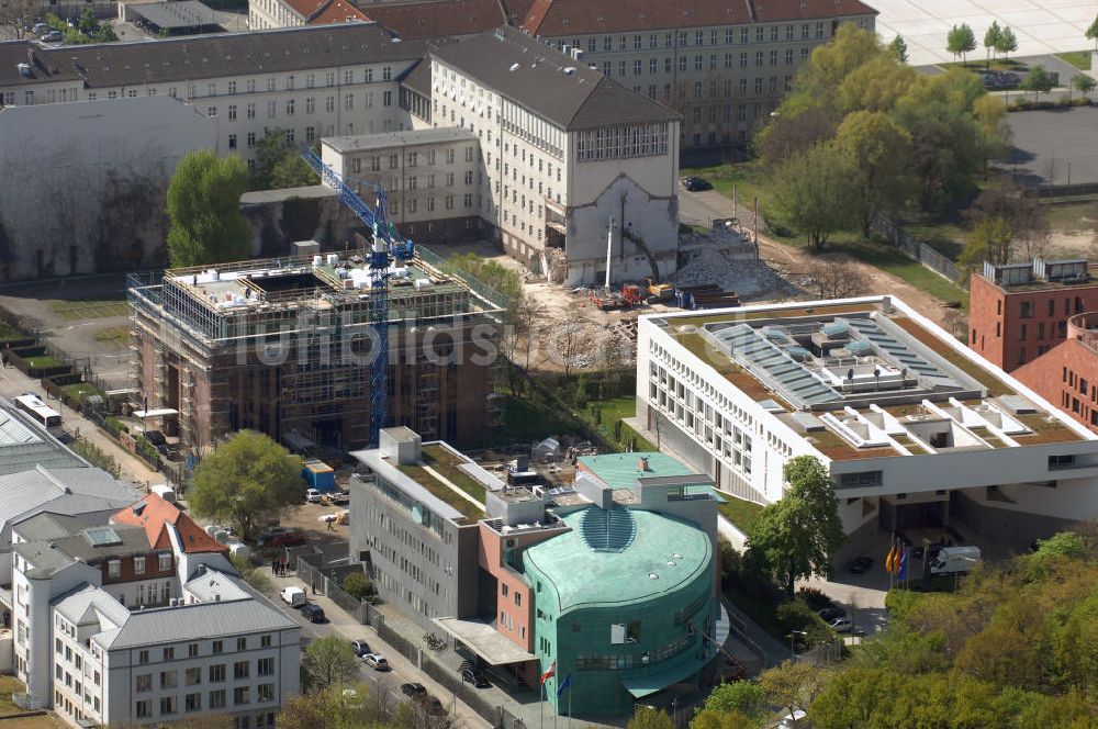 Luftbild Berlin - Diplomatenviertel in Berlin-Charlottenburg