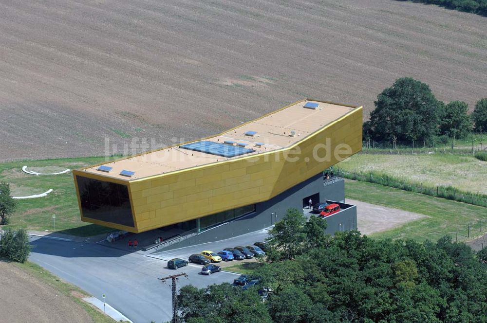Luftbild Wangen - Dokumenations- und Besucherzentrum der Himmelsscheibe von Nebra bei Wangen im Bundesland Sachsen-Anhalt
