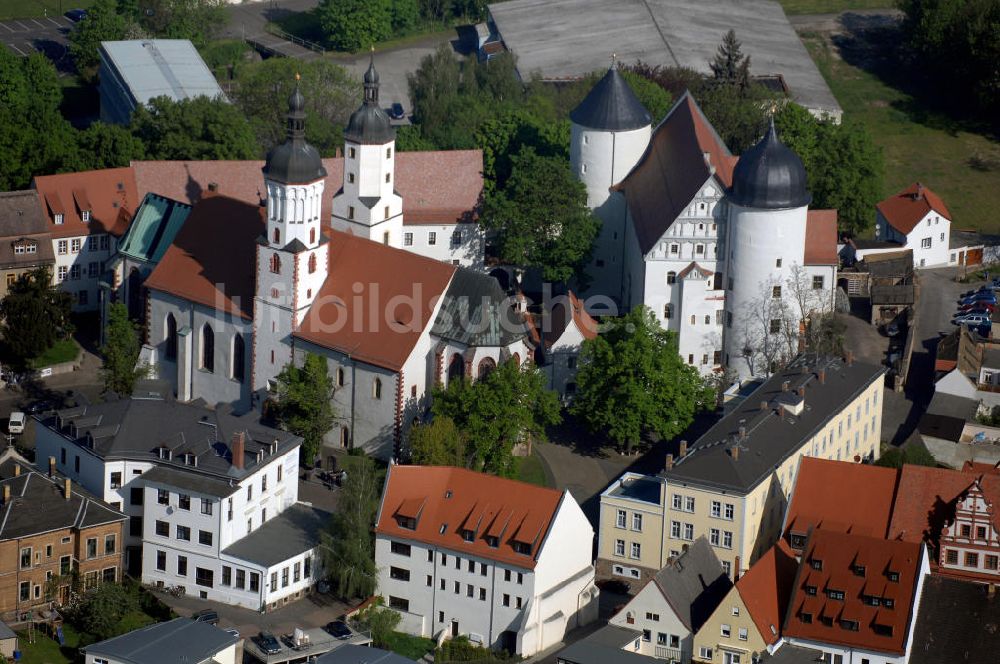 Luftaufnahme Wurzen - Dom St. Marien in Wurzen