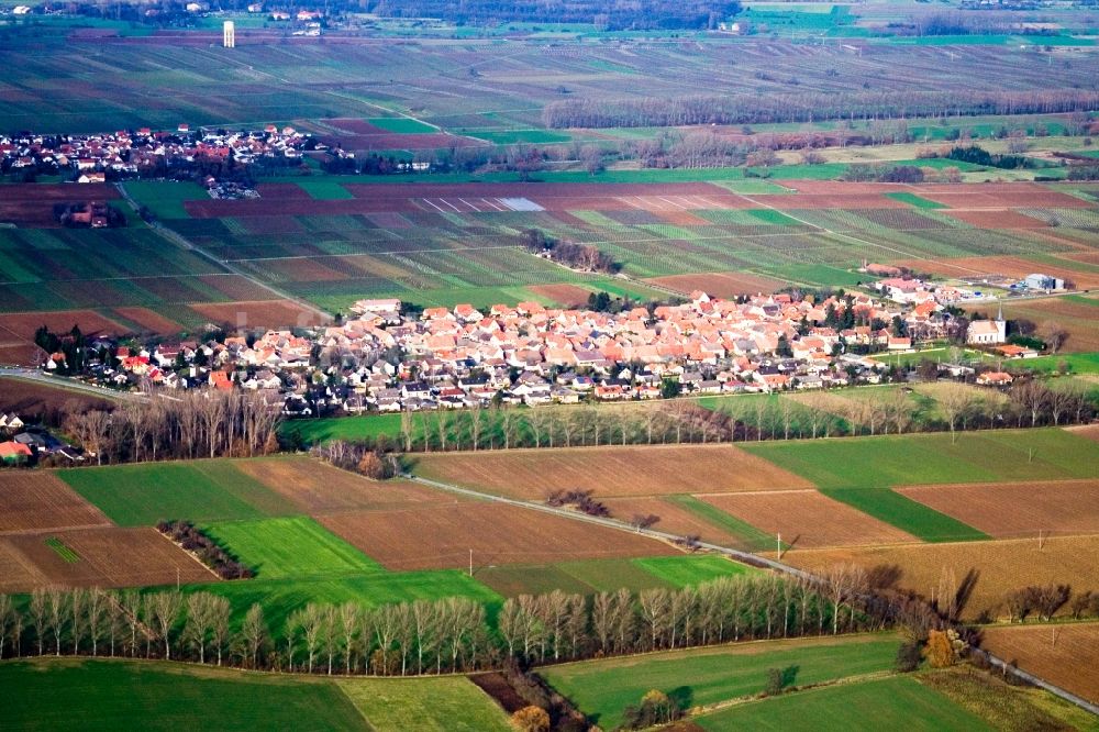 Luftbild Altdorf - Dorf - Ansicht in Altdorf im Bundesland Rheinland-Pfalz