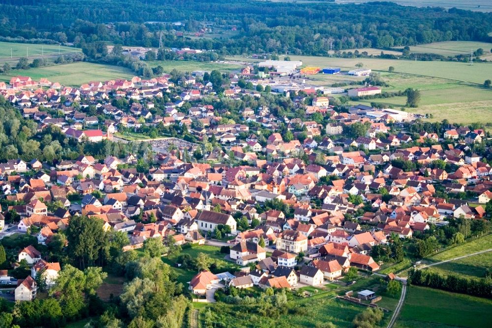 Luftaufnahme Beinheim - Dorf - Ansicht in Beinheim in Grand Est, Frankreich