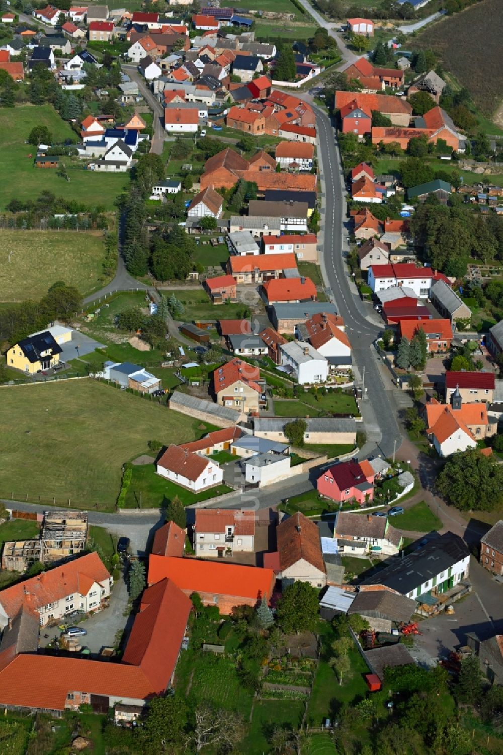 Luftbild Belsdorf - Dorf - Ansicht in Belsdorf im Bundesland Sachsen-Anhalt, Deutschland