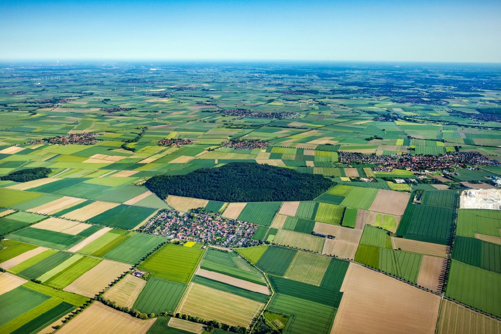 Luftbild Berel - Dorf - Ansicht in Berel bei Burgdorf im Bundesland Niedersachsen, Deutschland