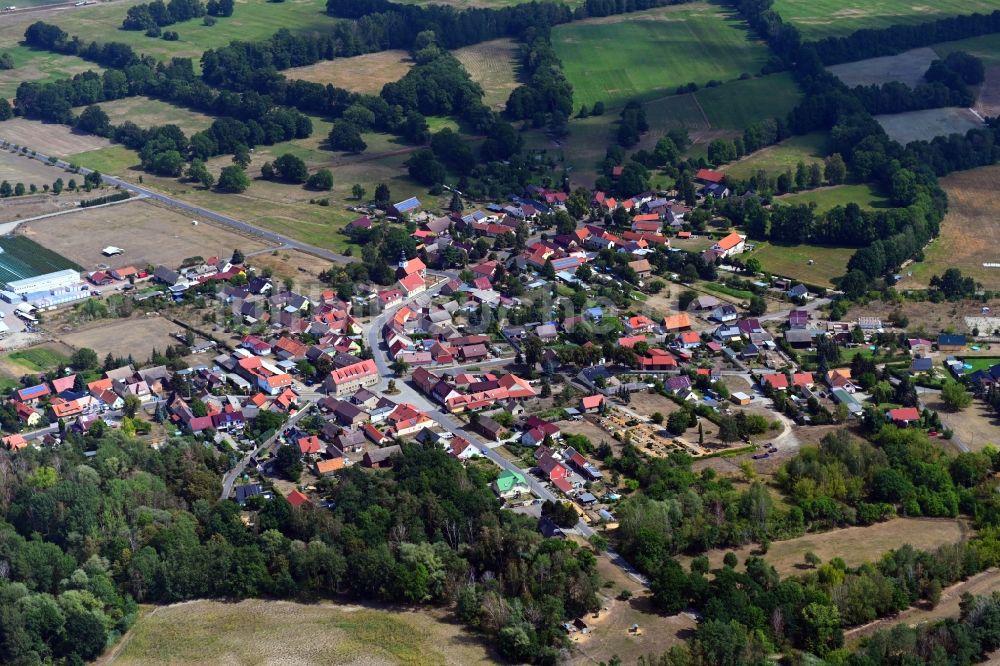 Luftaufnahme Bersteland - Dorf - Ansicht in Bersteland im Bundesland Brandenburg, Deutschland