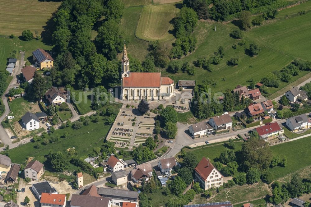 Luftaufnahme Binzwangen - Dorf - Ansicht in Binzwangen im Bundesland Baden-Württemberg, Deutschland