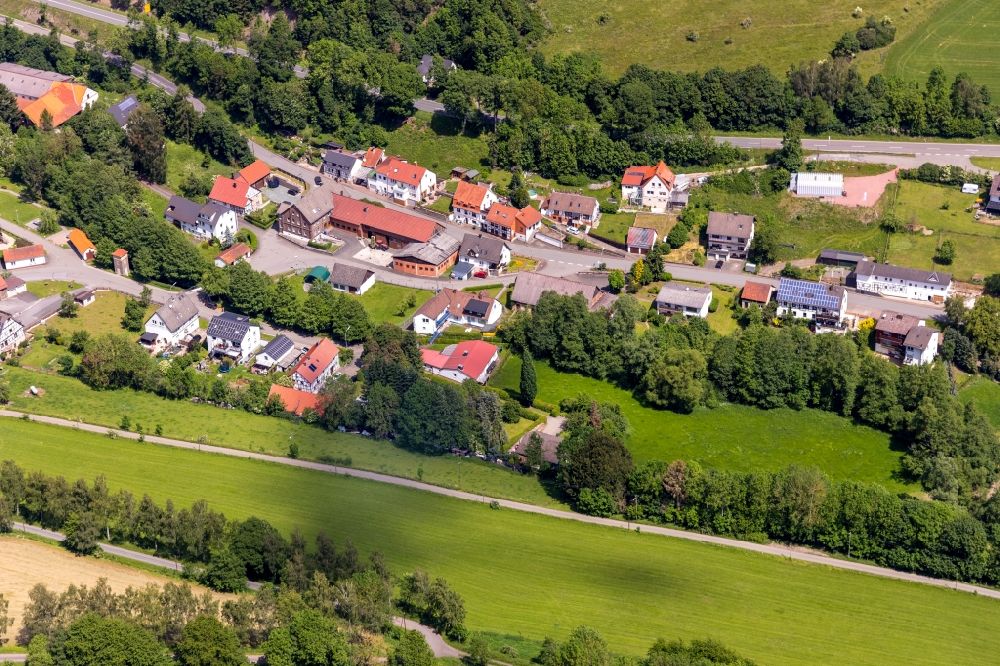 Bömighausen von oben - Dorf - Ansicht in Bömighausen im Bundesland Hessen, Deutschland