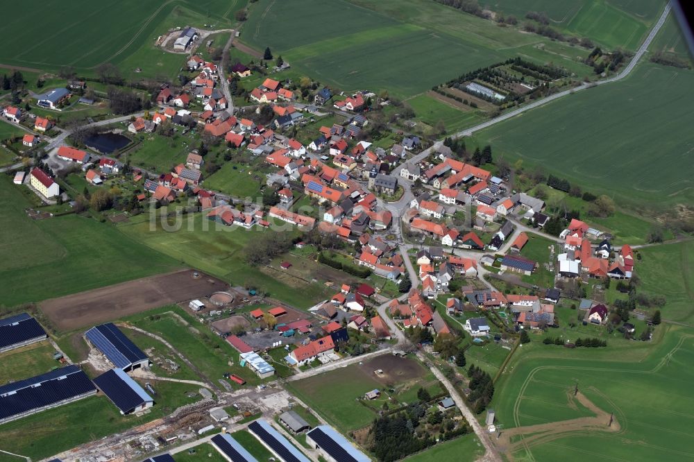 Luftaufnahme Breitenbach - Dorf - Ansicht von Breitenbach im Bundesland Sachsen-Anhalt