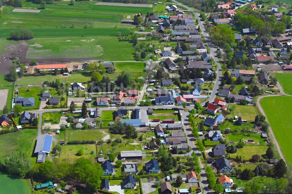 Luftbild Bärenbrück - Dorf - Ansicht in Bärenbrück im Bundesland Brandenburg, Deutschland