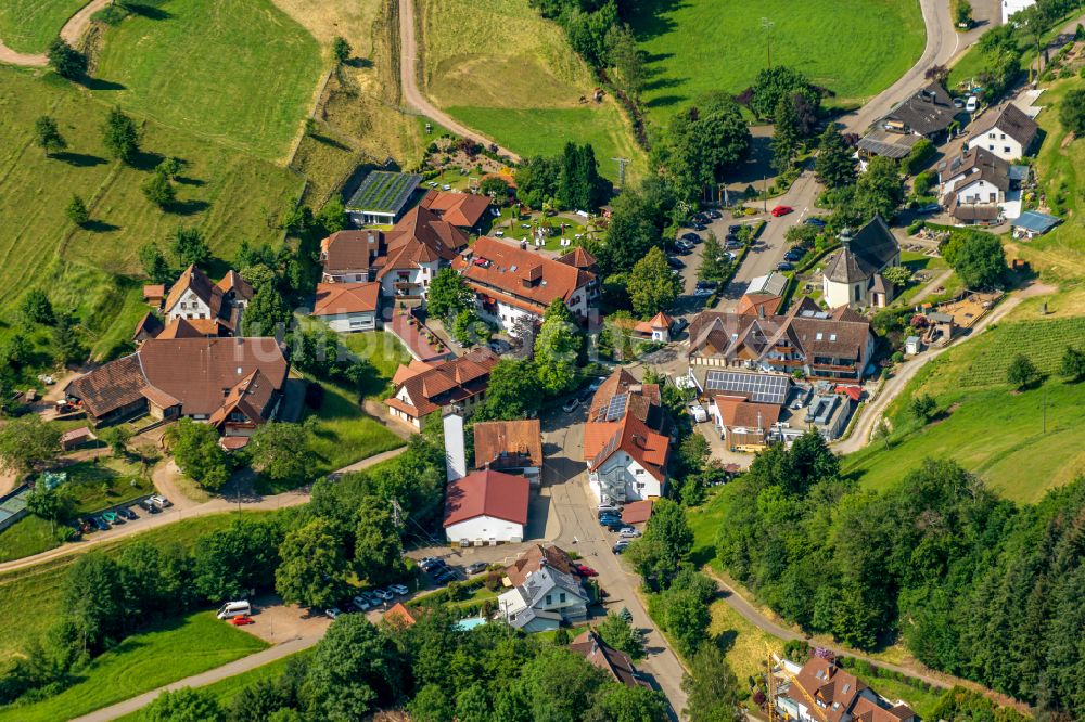 Luftaufnahme Brettental - Dorf - Ansicht in Brettental Gemeinde Freiamt im Bundesland Baden-Württemberg, Deutschland