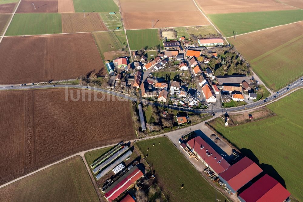 Luftbild Bruchhausen - Dorf - Ansicht in Bruchhausen im Bundesland Baden-Württemberg, Deutschland