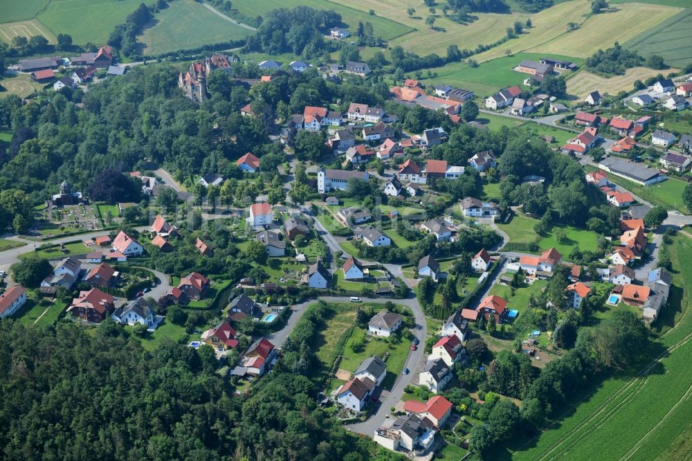 Calenberg aus der Vogelperspektive: Dorf - Ansicht in Calenberg im Bundesland Nordrhein-Westfalen, Deutschland
