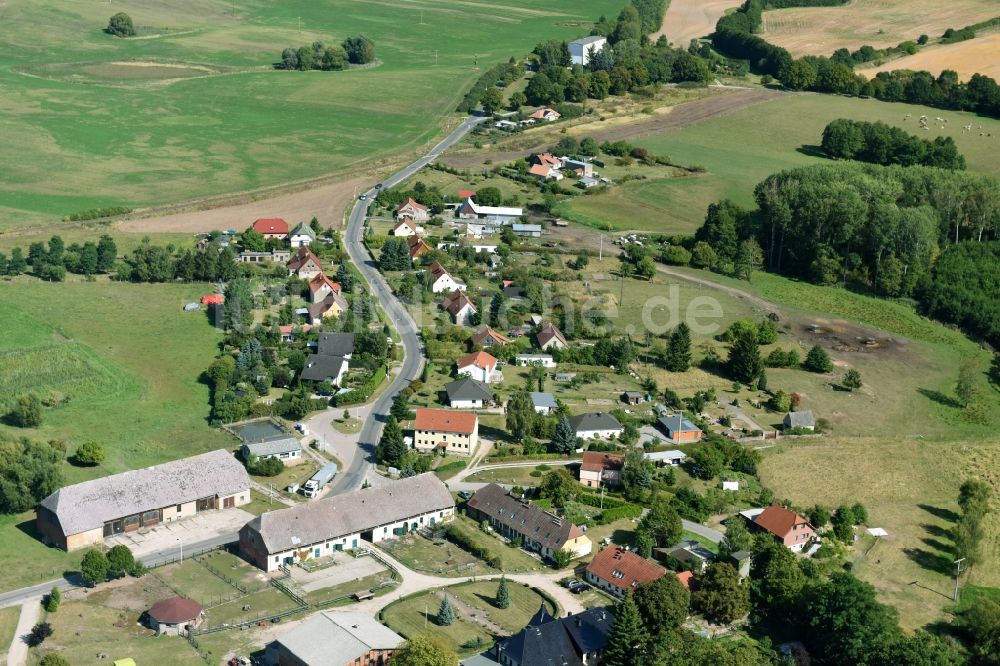 Carpin von oben - Dorf - Ansicht von Carpin im Bundesland Mecklenburg-Vorpommern