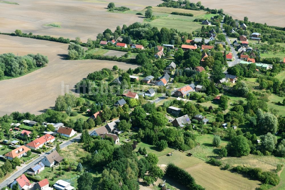 Carpin aus der Vogelperspektive: Dorf - Ansicht von Carpin im Bundesland Mecklenburg-Vorpommern