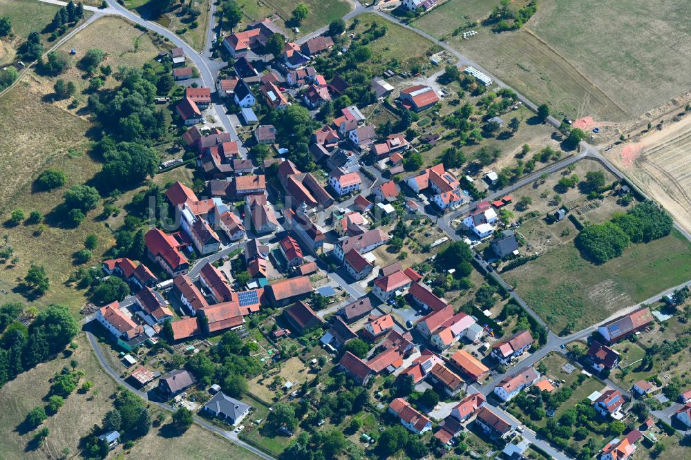 Luftbild Ehrenberg - Dorf - Ansicht in Ehrenberg im Bundesland Thüringen, Deutschland