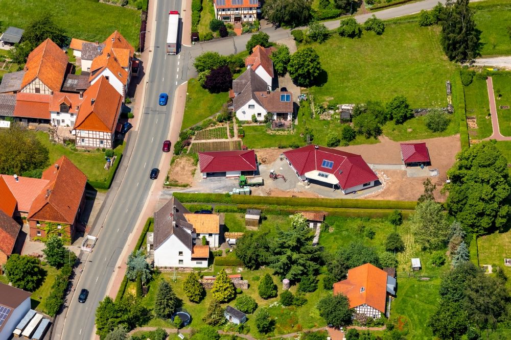 Luftaufnahme Ehringen - Dorf - Ansicht in Ehringen im Bundesland Hessen, Deutschland