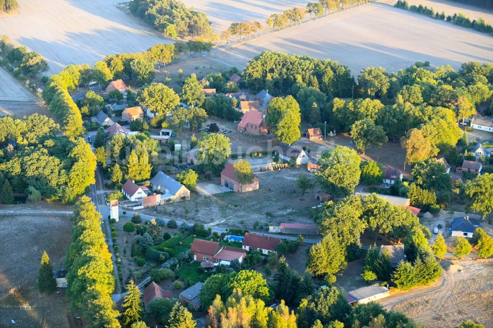 Luftbild Ferbitz - Dorf - Ansicht in Ferbitz im Bundesland Brandenburg, Deutschland